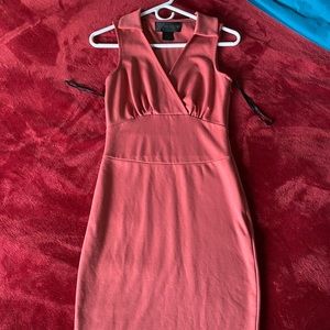 Rose pink Kim kardashean XS dress.